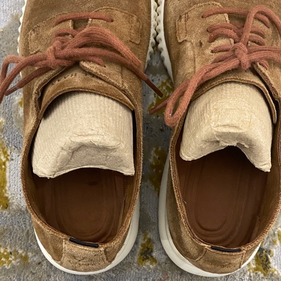 Cole Haan 2.ZeroGrand Plain Toe Oxford Men’s Bourbon Suede Derby Sneaker Sz 10 - Picture 5 of 6